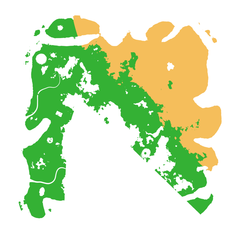 Biome Rust Map: Procedural Map, Size: 4000, Seed: 13001747