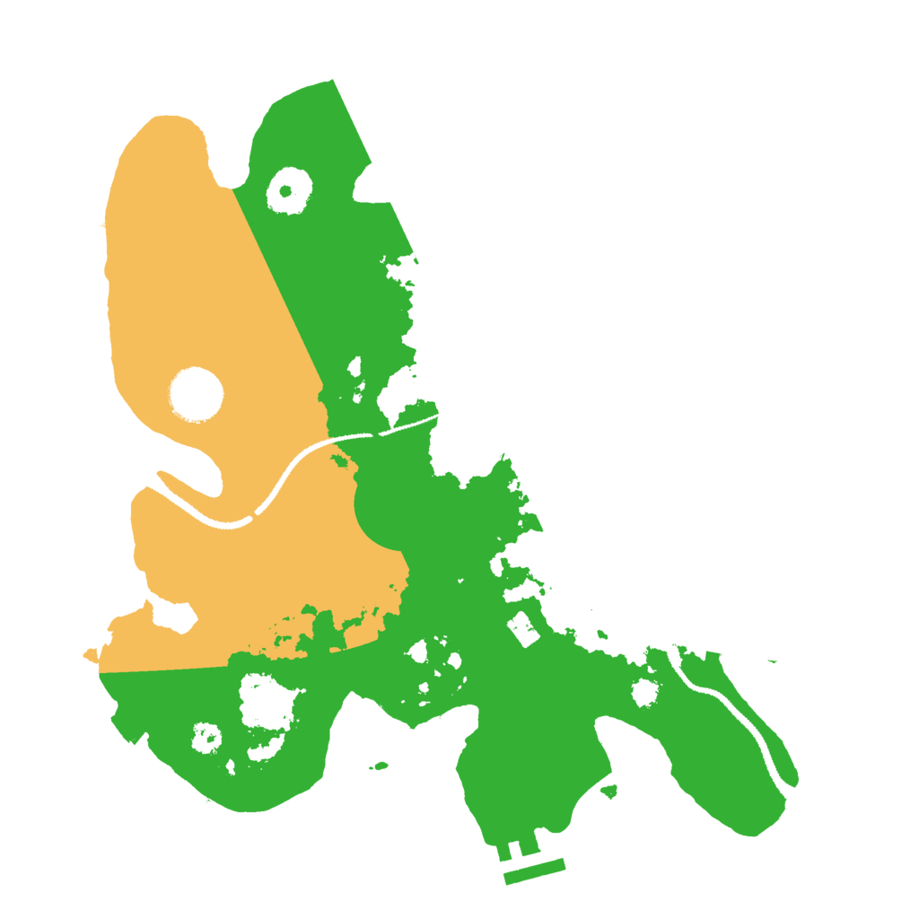 Biome Rust Map: Procedural Map, Size: 3000, Seed: 688275644