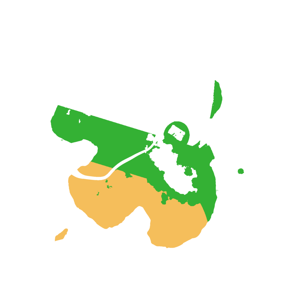 Biome Rust Map: Procedural Map, Size: 2000, Seed: 9833