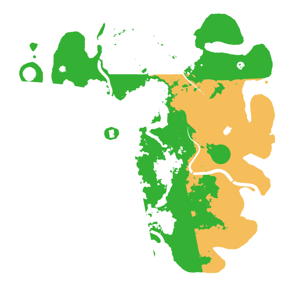 Biome Rust Map: Procedural Map, Size: 4000, Seed: 554216701