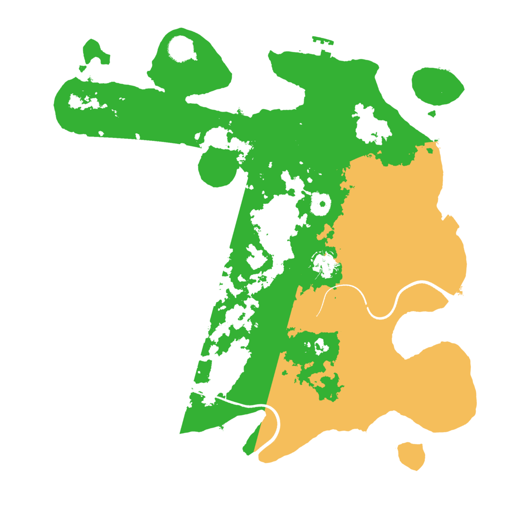 Biome Rust Map: Procedural Map, Size: 3500, Seed: 55656