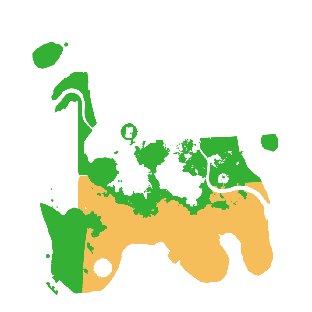 Biome Rust Map: Procedural Map, Size: 3000, Seed: 596833297