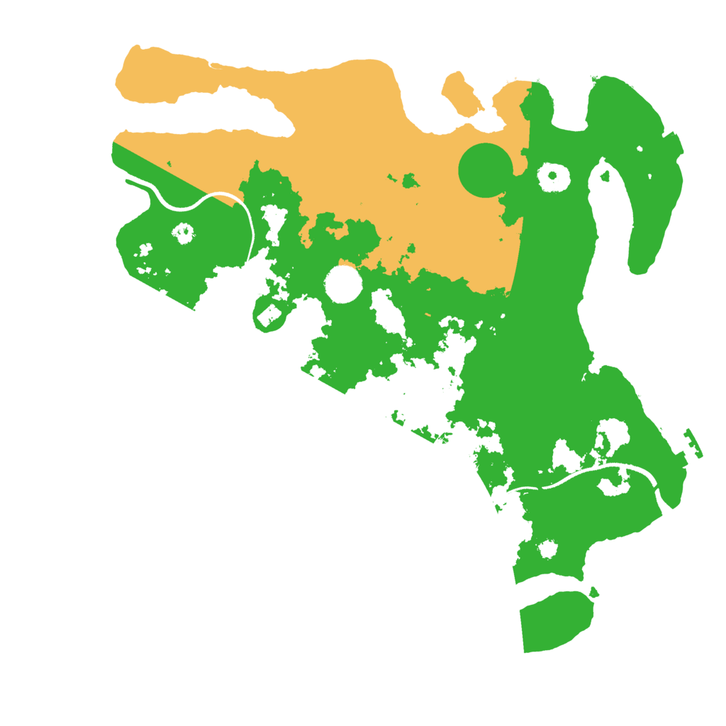 Biome Rust Map: Procedural Map, Size: 3500, Seed: 1824141723