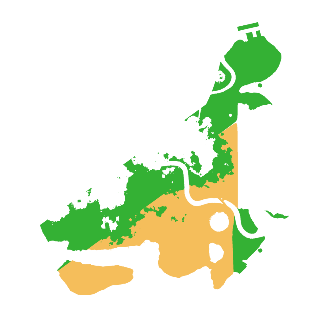 Biome Rust Map: Procedural Map, Size: 3000, Seed: 73682
