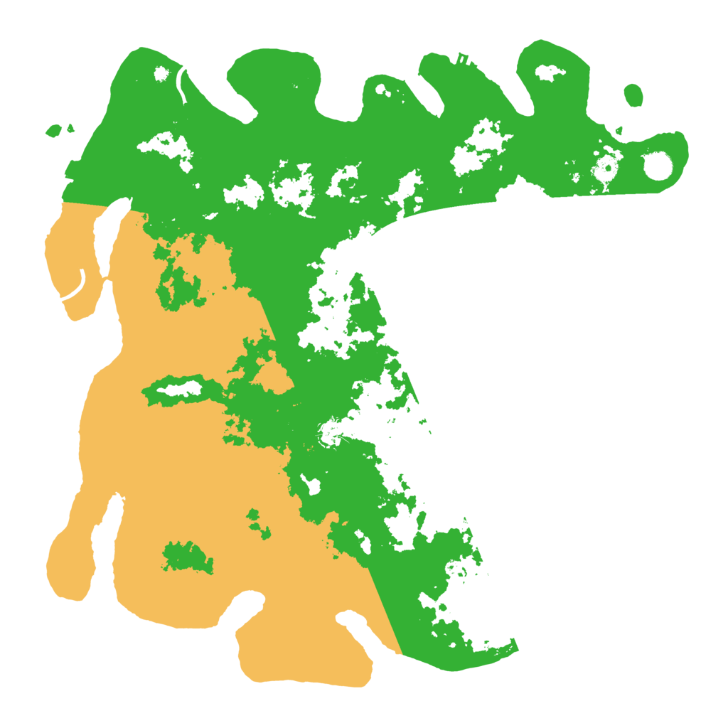 Biome Rust Map: Procedural Map, Size: 4500, Seed: 536259194