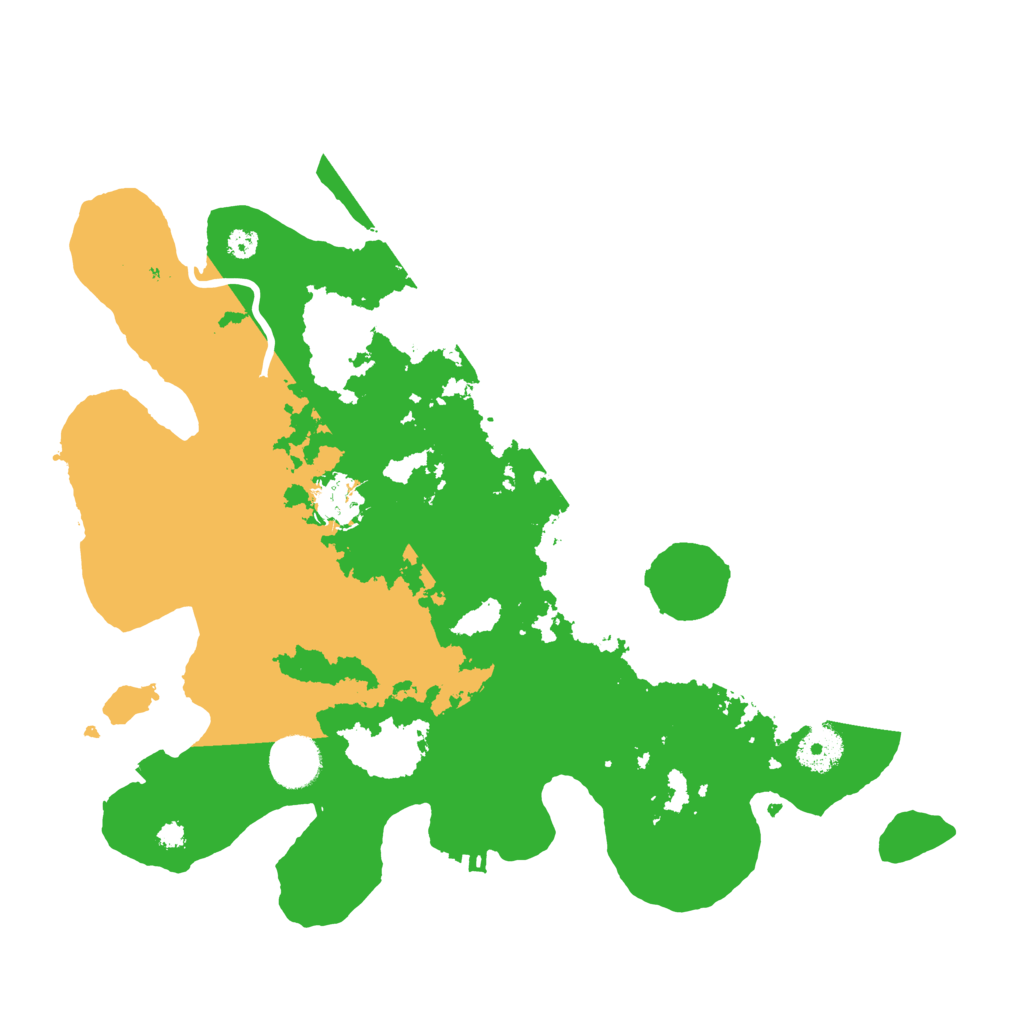 Biome Rust Map: Procedural Map, Size: 3500, Seed: 48035381