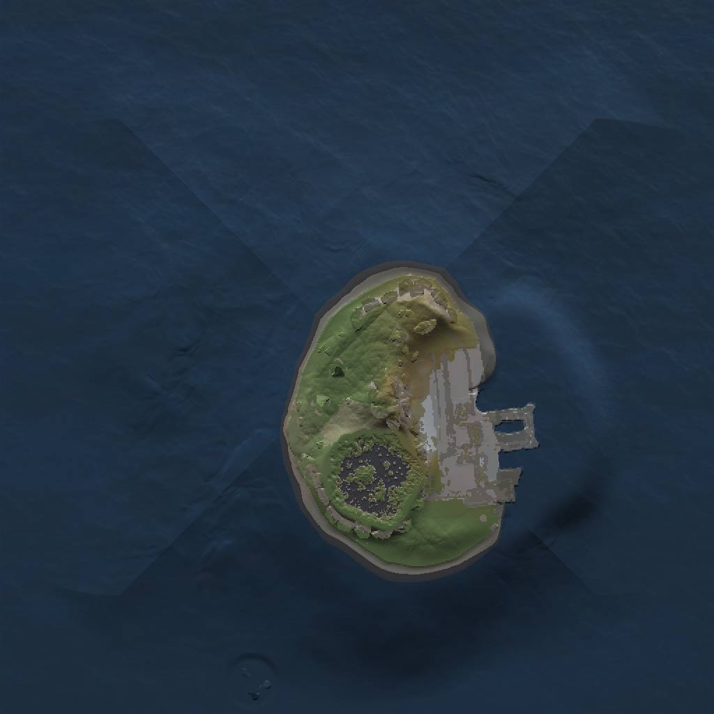 Rust Map: Procedural Map, Size: 1000, Seed: 1495308761, 4 Monuments