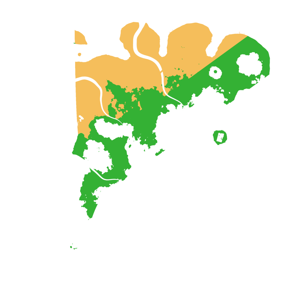 Biome Rust Map: Procedural Map, Size: 3500, Seed: 3739845