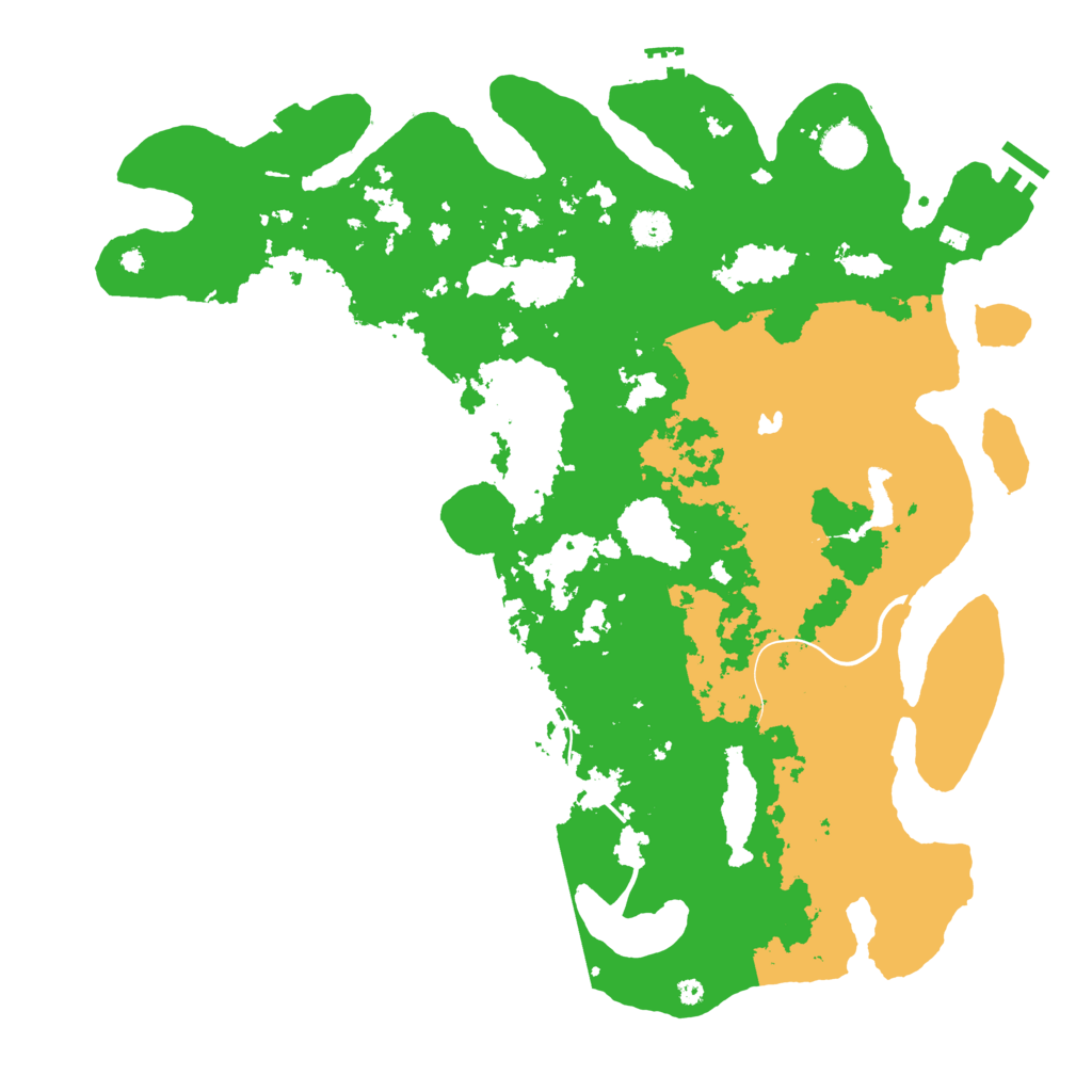 Biome Rust Map: Procedural Map, Size: 4250, Seed: 17462855