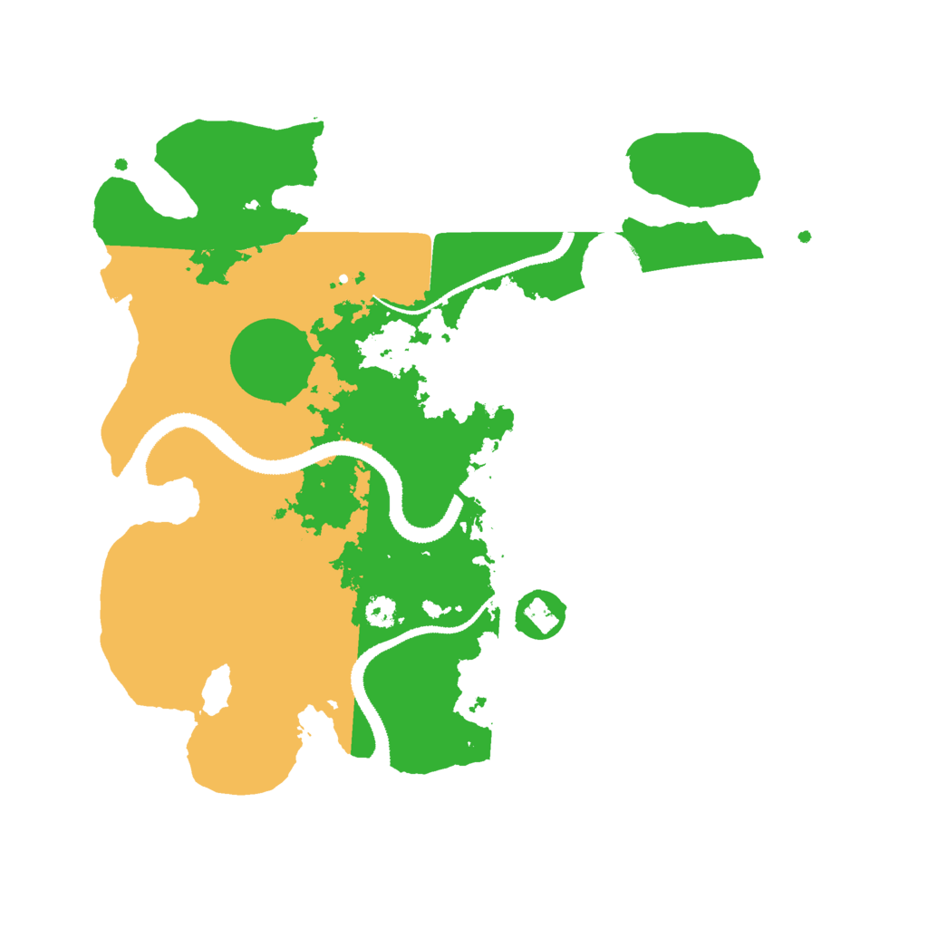 Biome Rust Map: Procedural Map, Size: 3000, Seed: 1843960945