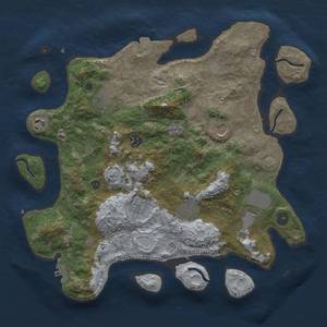 Thumbnail Rust Map: Procedural Map, Size: 3750, Seed: 2011773897, 15 Monuments