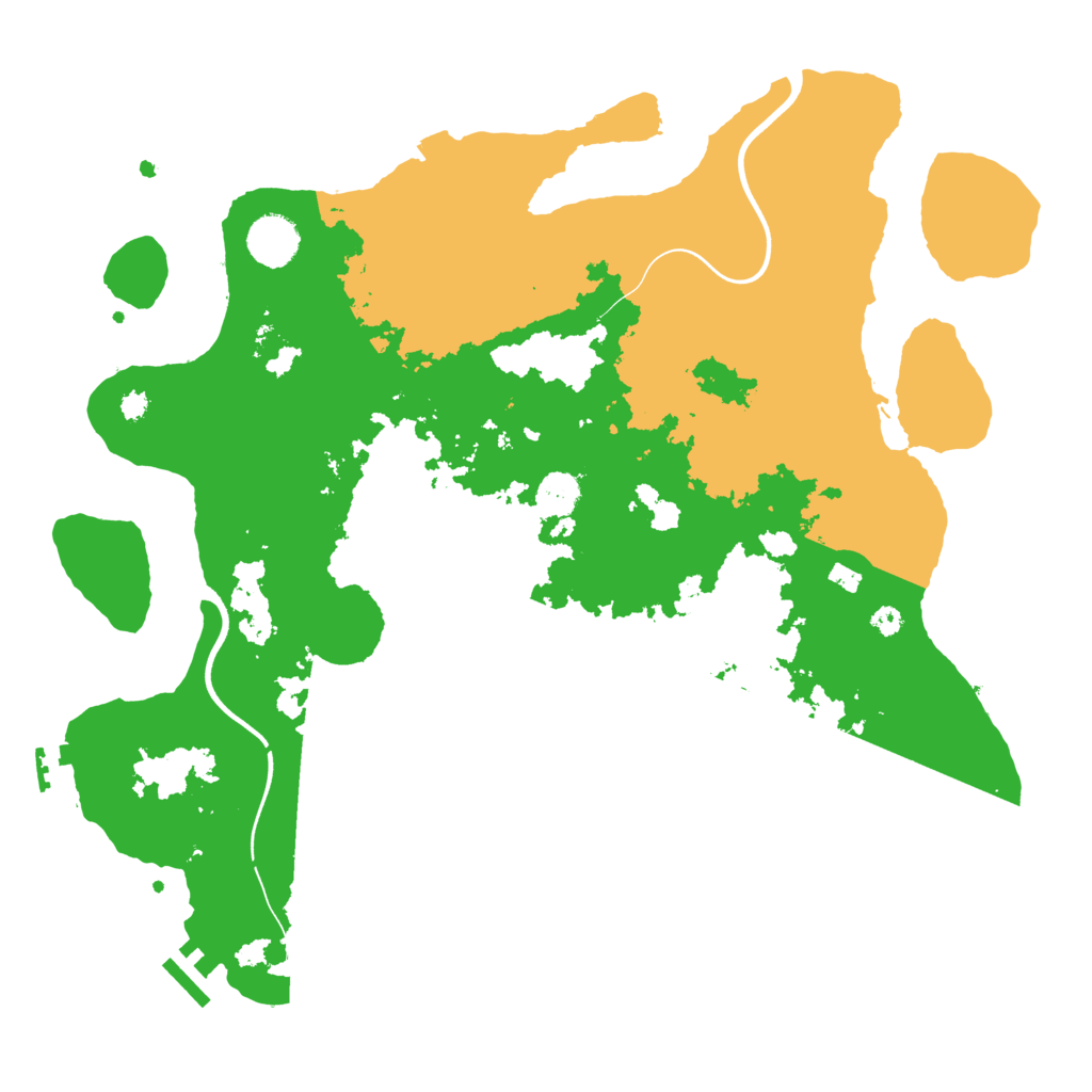 Biome Rust Map: Procedural Map, Size: 3750, Seed: 2011773897