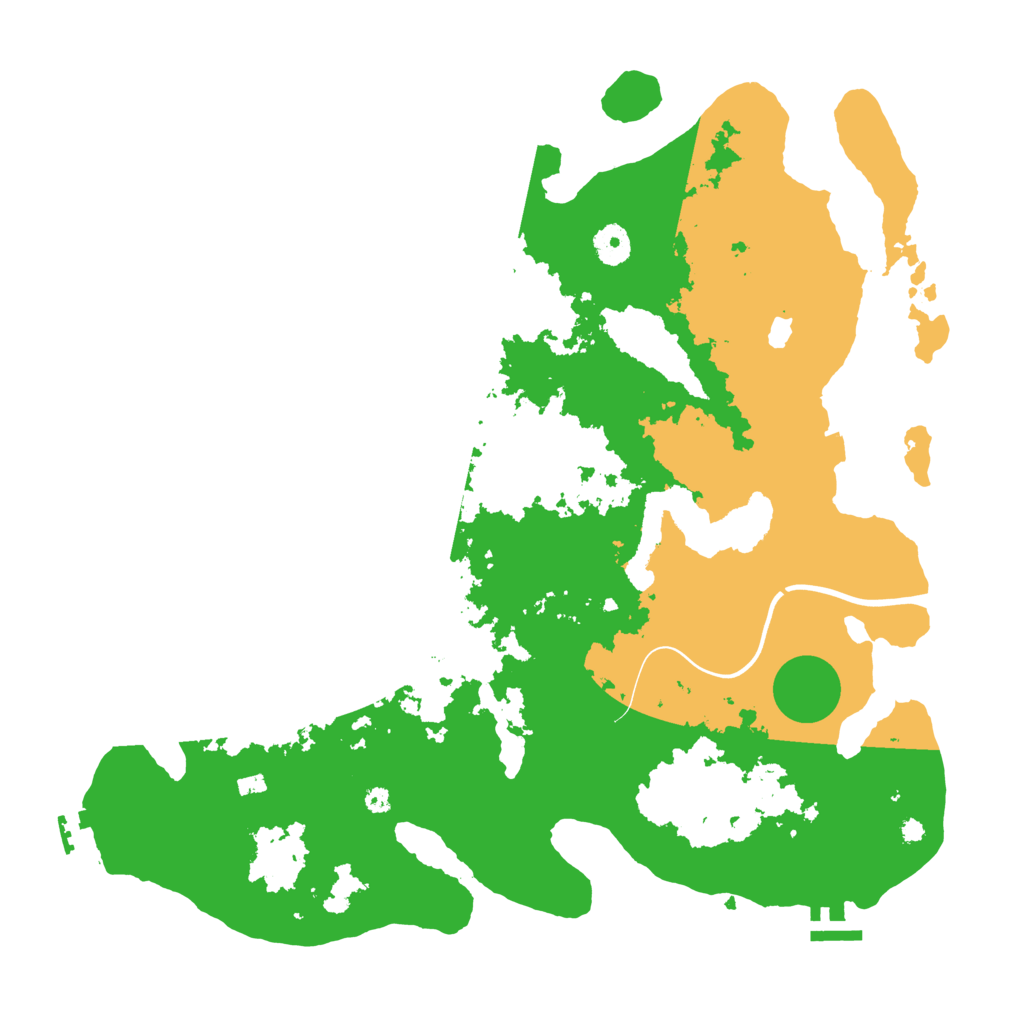 Biome Rust Map: Procedural Map, Size: 4000, Seed: 875854