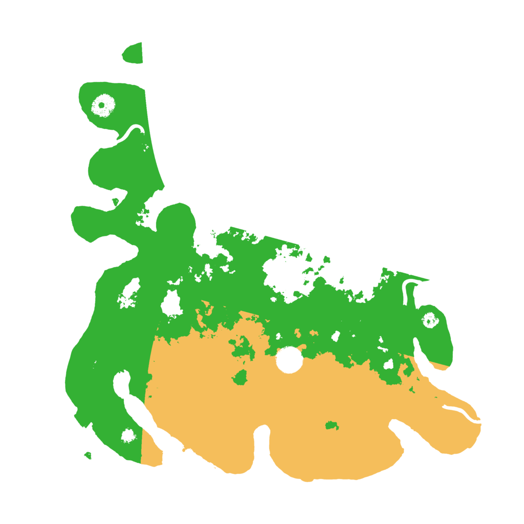 Biome Rust Map: Procedural Map, Size: 3500, Seed: 210985275