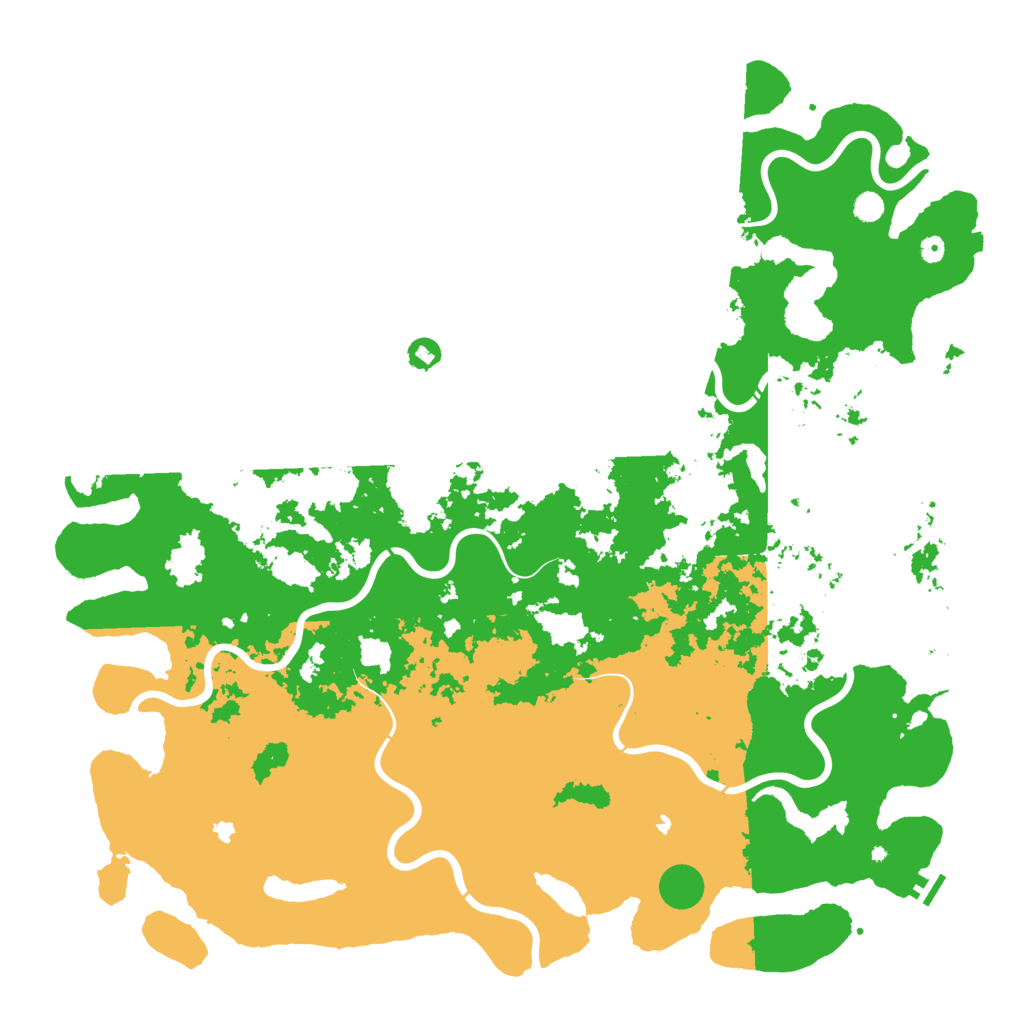 Biome Rust Map: Procedural Map, Size: 6000, Seed: 1927045520