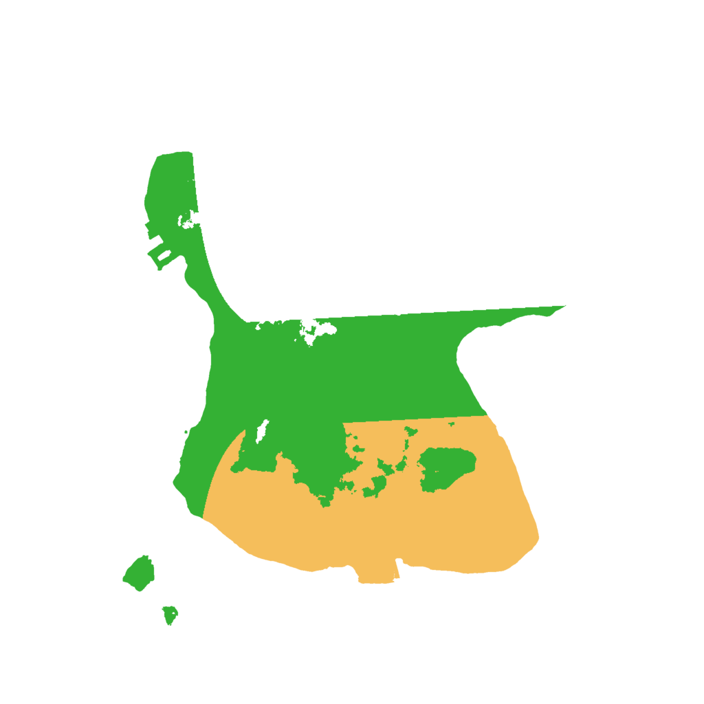 Biome Rust Map: Procedural Map, Size: 2000, Seed: 4753982