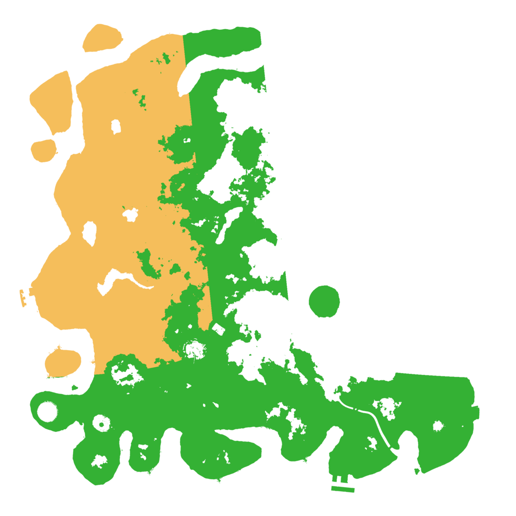 Biome Rust Map: Procedural Map, Size: 4500, Seed: 897623