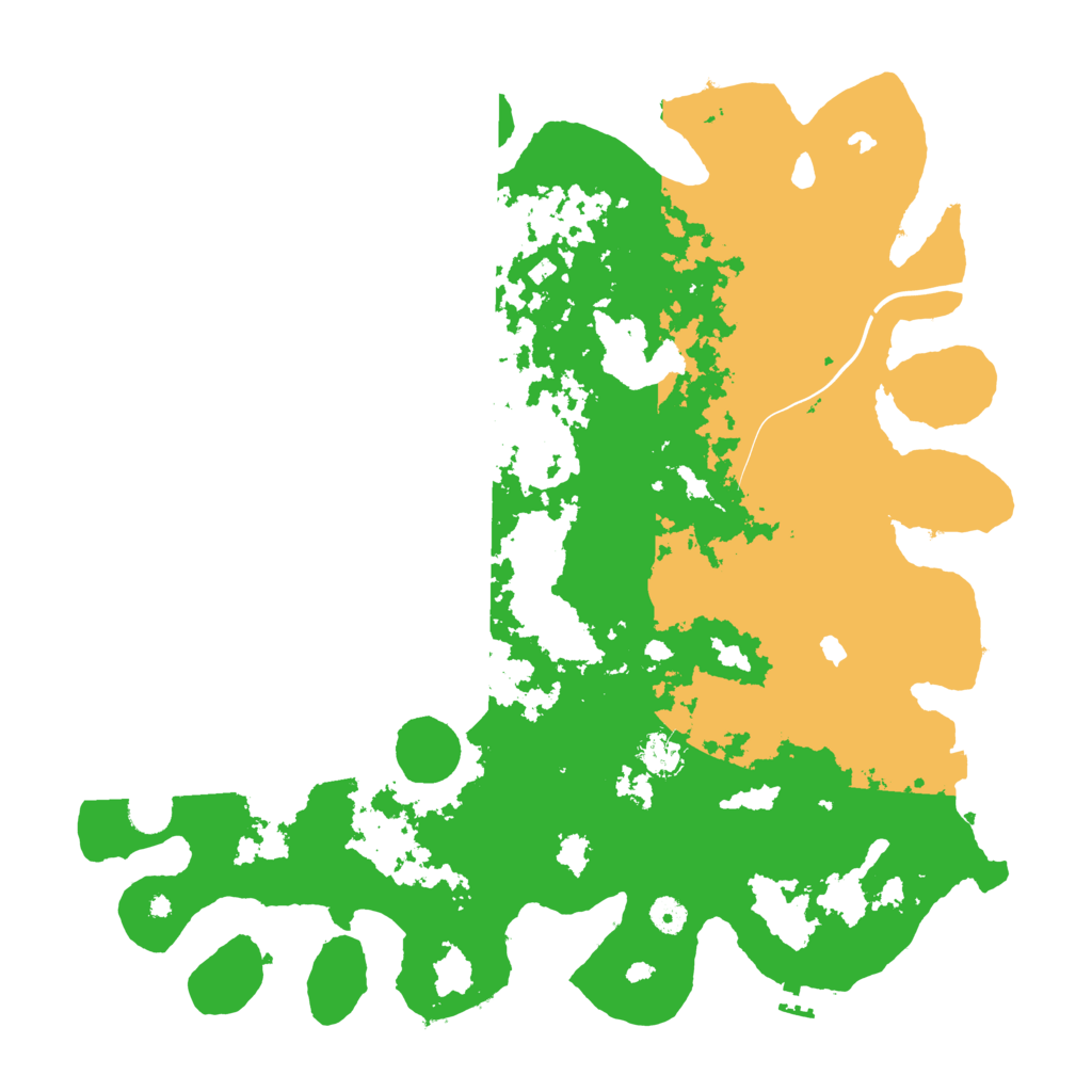 Biome Rust Map: Procedural Map, Size: 4500, Seed: 562238974