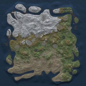 Thumbnail Rust Map: Procedural Map, Size: 4250, Seed: 1289663505, 19 Monuments