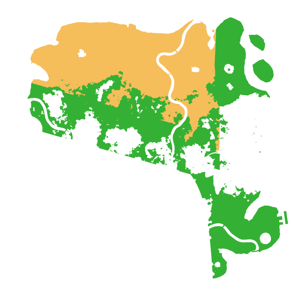 Biome Rust Map: Procedural Map, Size: 4590, Seed: 2147483647