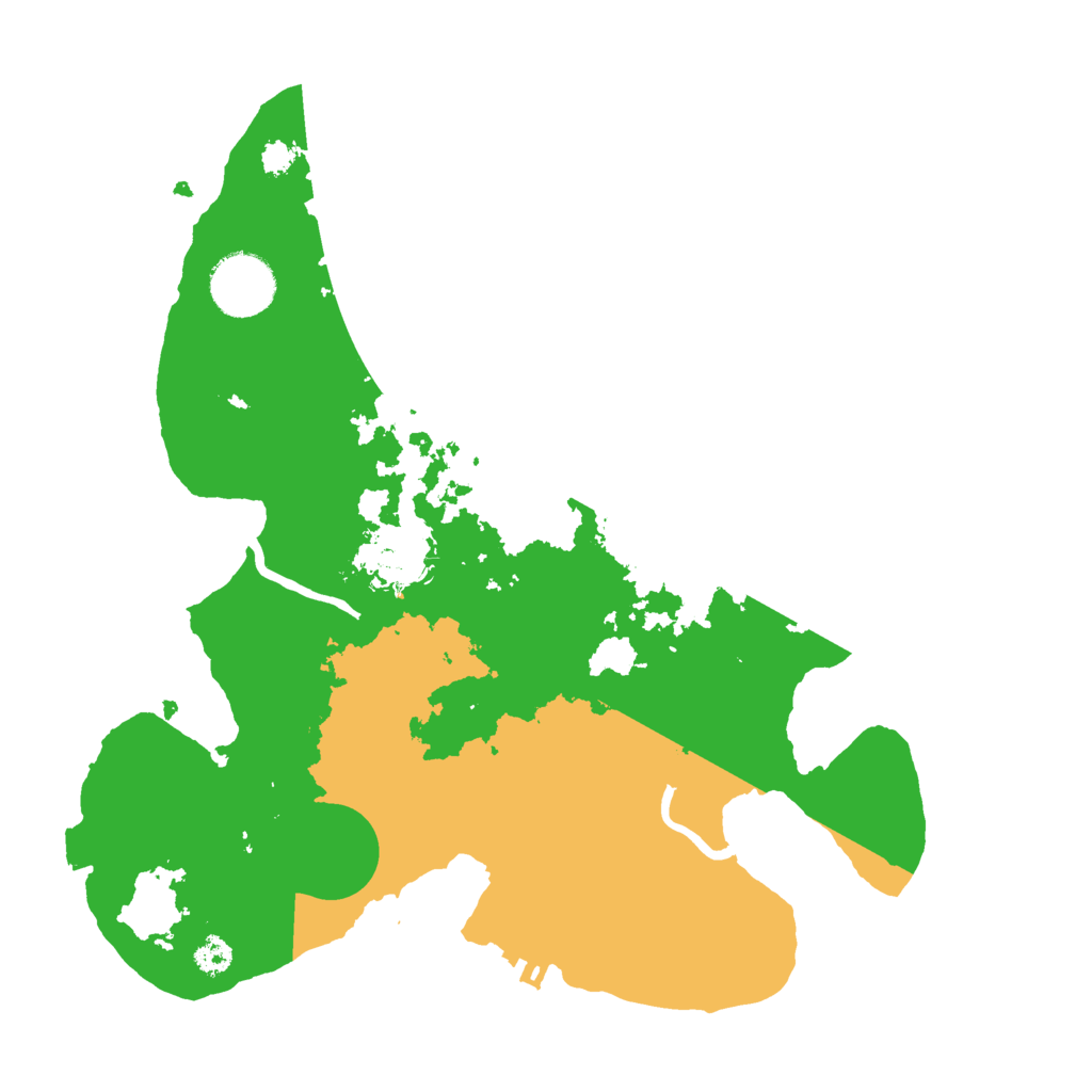 Biome Rust Map: Procedural Map, Size: 3000, Seed: 675842599