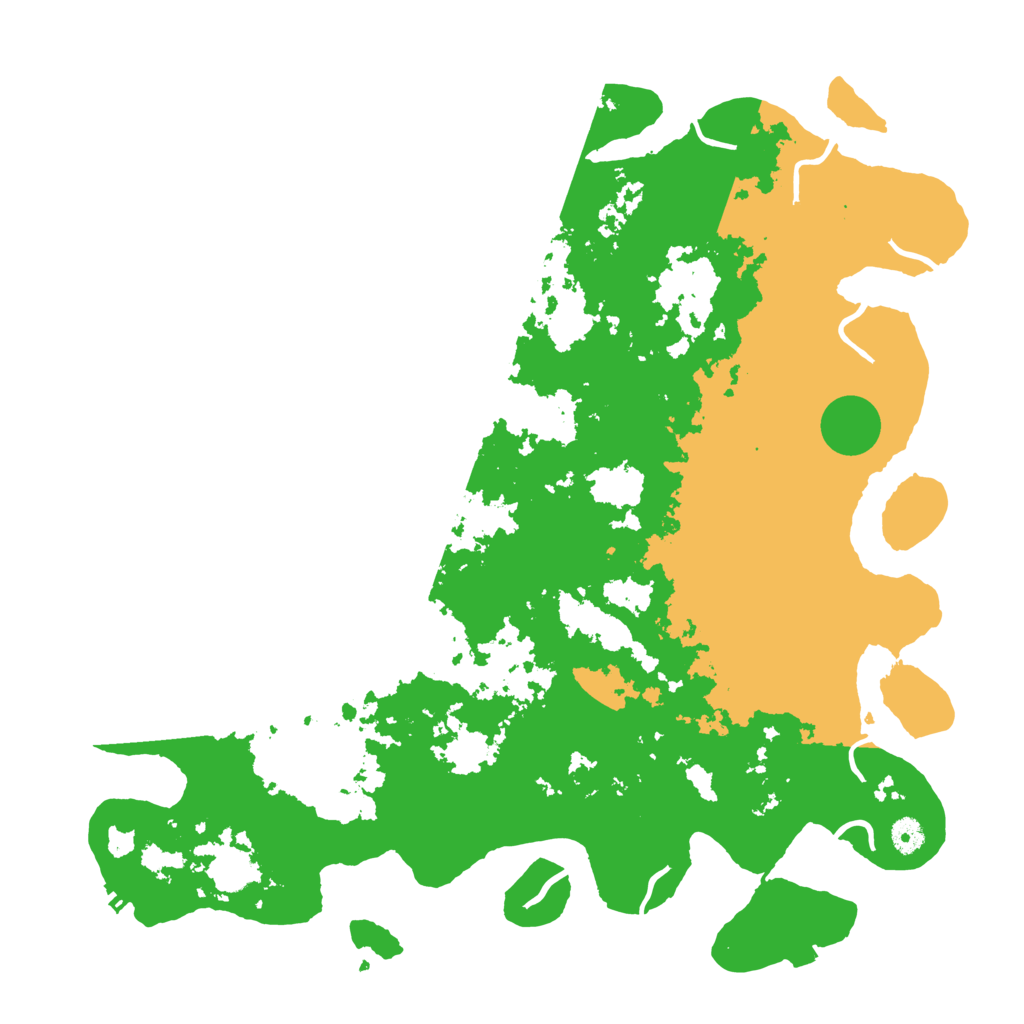 Biome Rust Map: Procedural Map, Size: 4500, Seed: 951967613