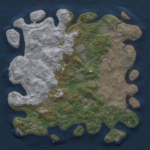 Thumbnail Rust Map: Procedural Map, Size: 4500, Seed: 951967613, 19 Monuments