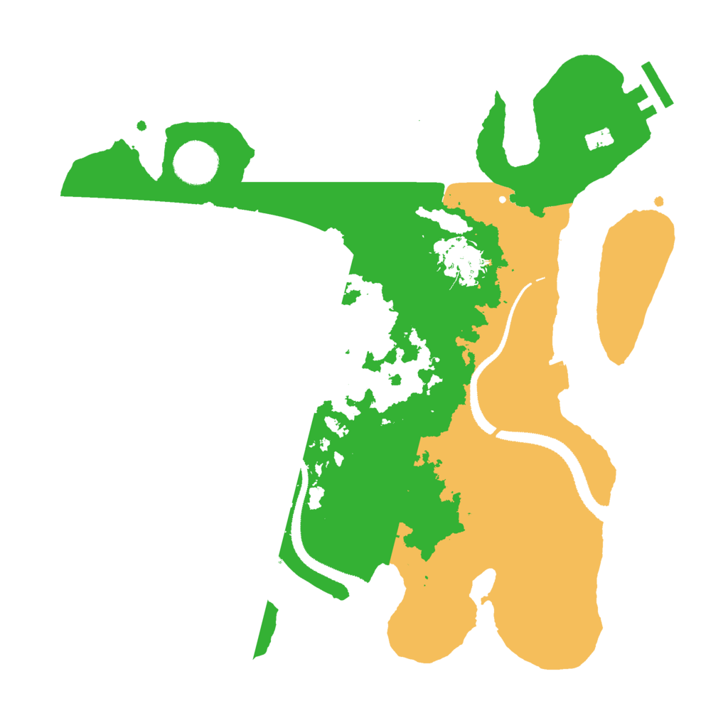 Biome Rust Map: Procedural Map, Size: 3000, Seed: 1734773494