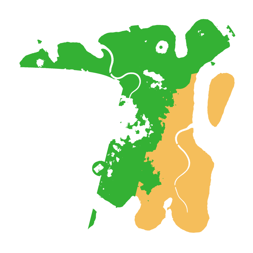 Biome Rust Map: Procedural Map, Size: 3000, Seed: 1734773494
