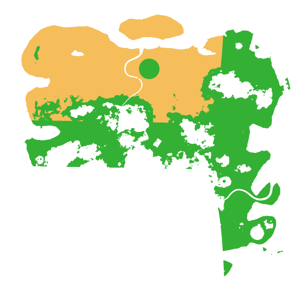 Biome Rust Map: Procedural Map, Size: 3950, Seed: 44101571