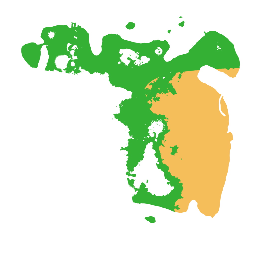 Biome Rust Map: Procedural Map, Size: 3500, Seed: 74288729
