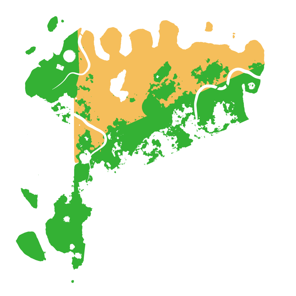 Biome Rust Map: Procedural Map, Size: 4300, Seed: 16890034
