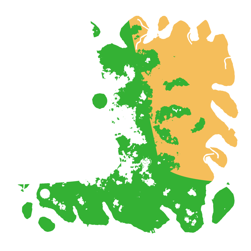 Biome Rust Map: Procedural Map, Size: 4500, Seed: 1779