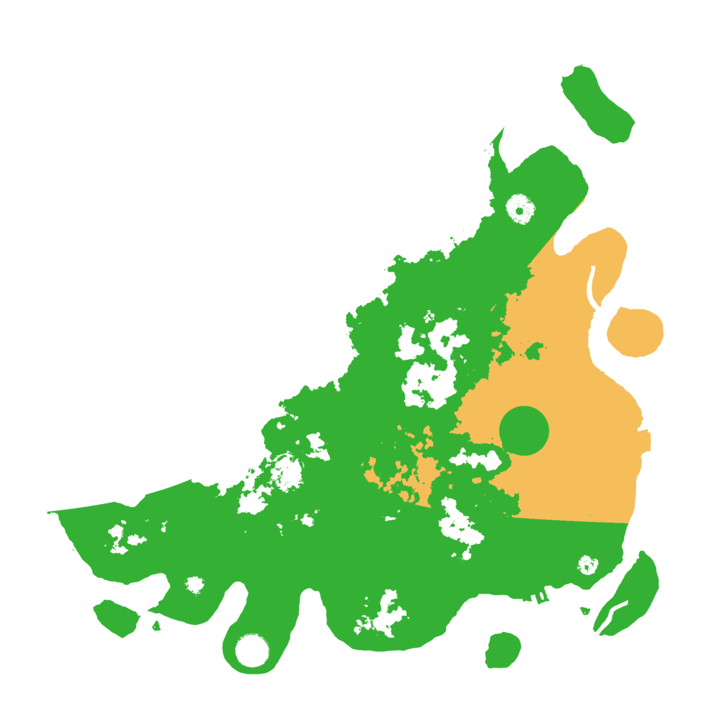 Biome Rust Map: Procedural Map, Size: 3800, Seed: 1616576