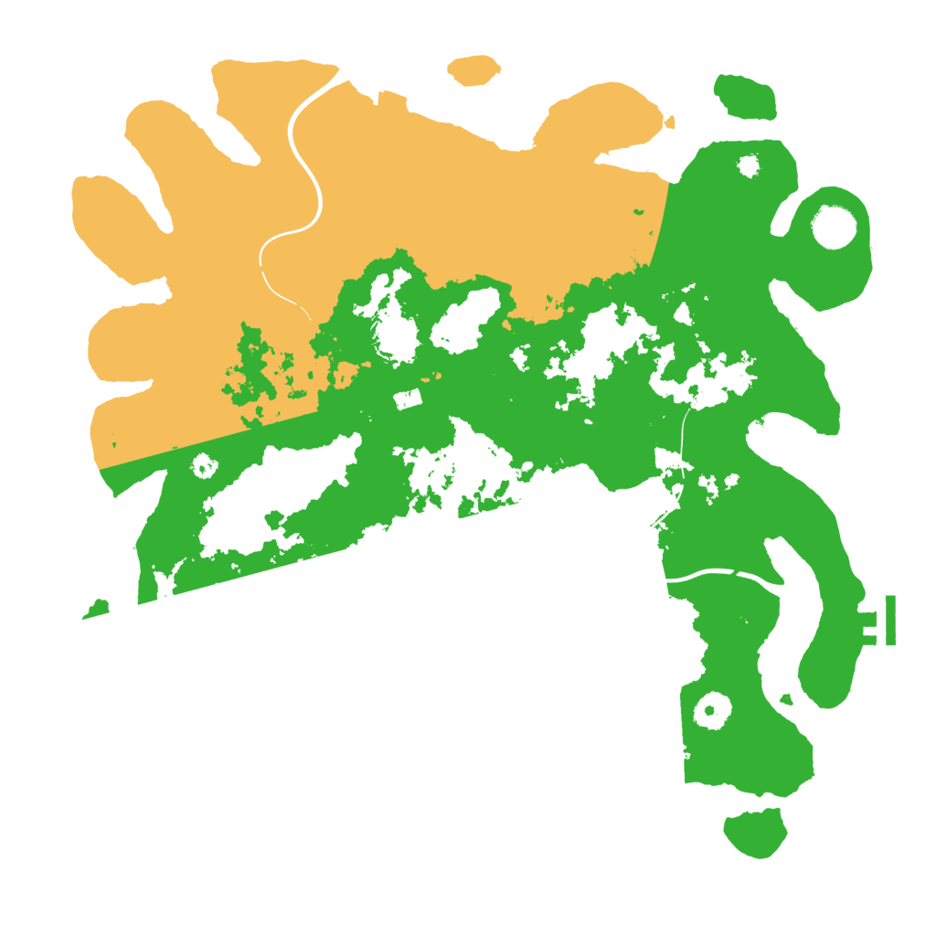 Biome Rust Map: Procedural Map, Size: 3800, Seed: 26292242