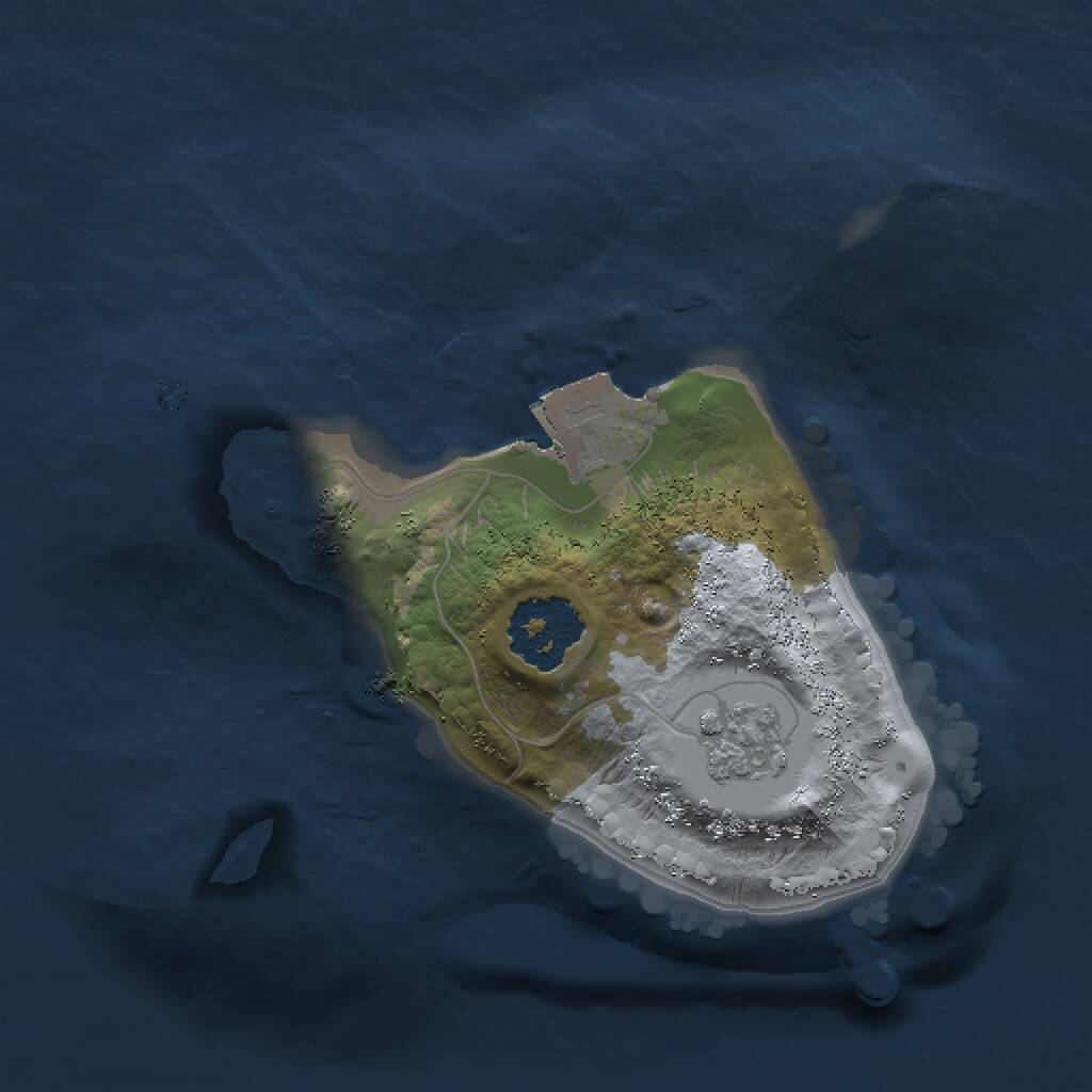 Rust Map: Procedural Map, Size: 1500, Seed: 6524629, 2 Monuments