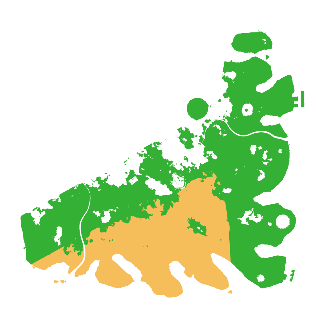 Biome Rust Map: Procedural Map, Size: 3950, Seed: 98163030