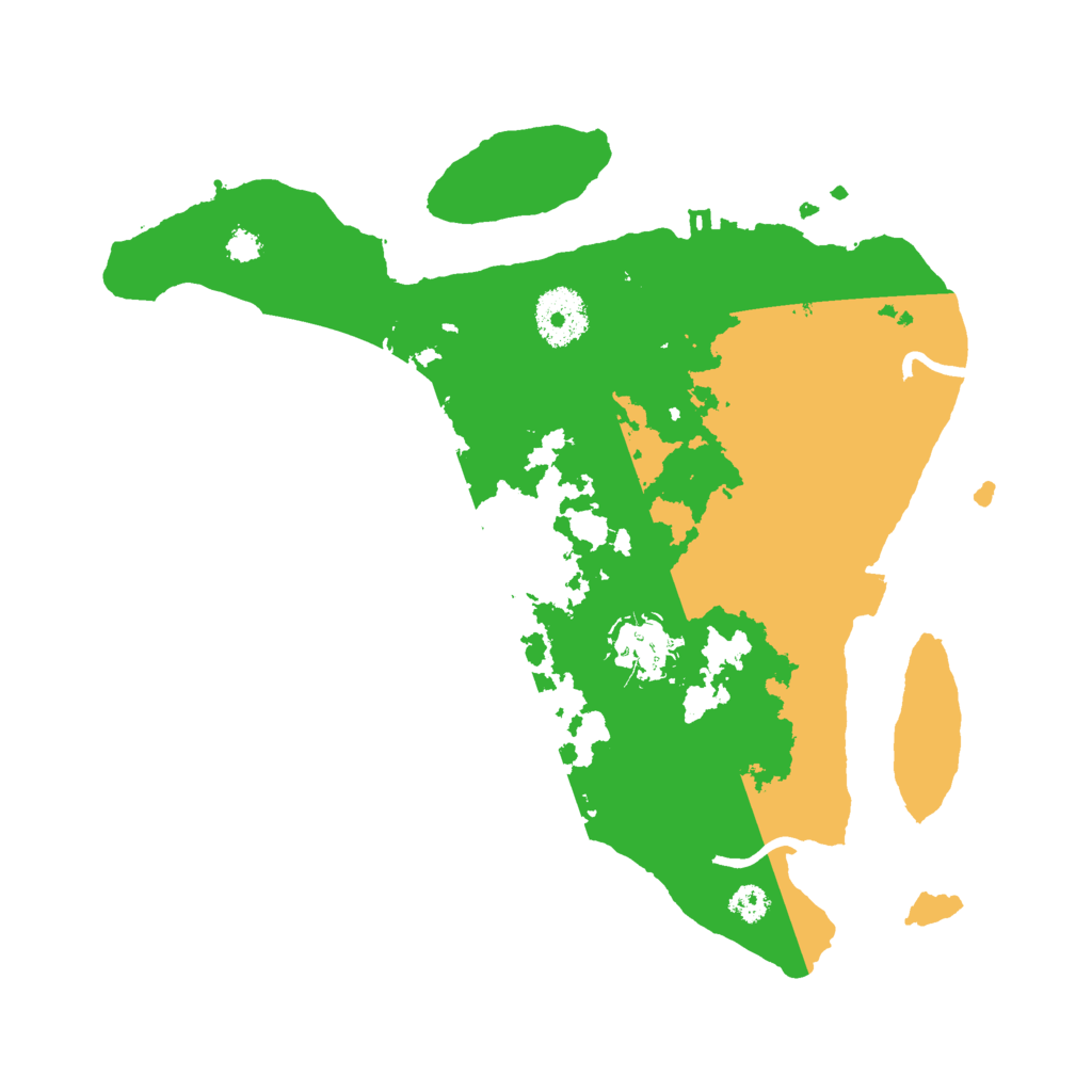 Biome Rust Map: Procedural Map, Size: 3000, Seed: 20384