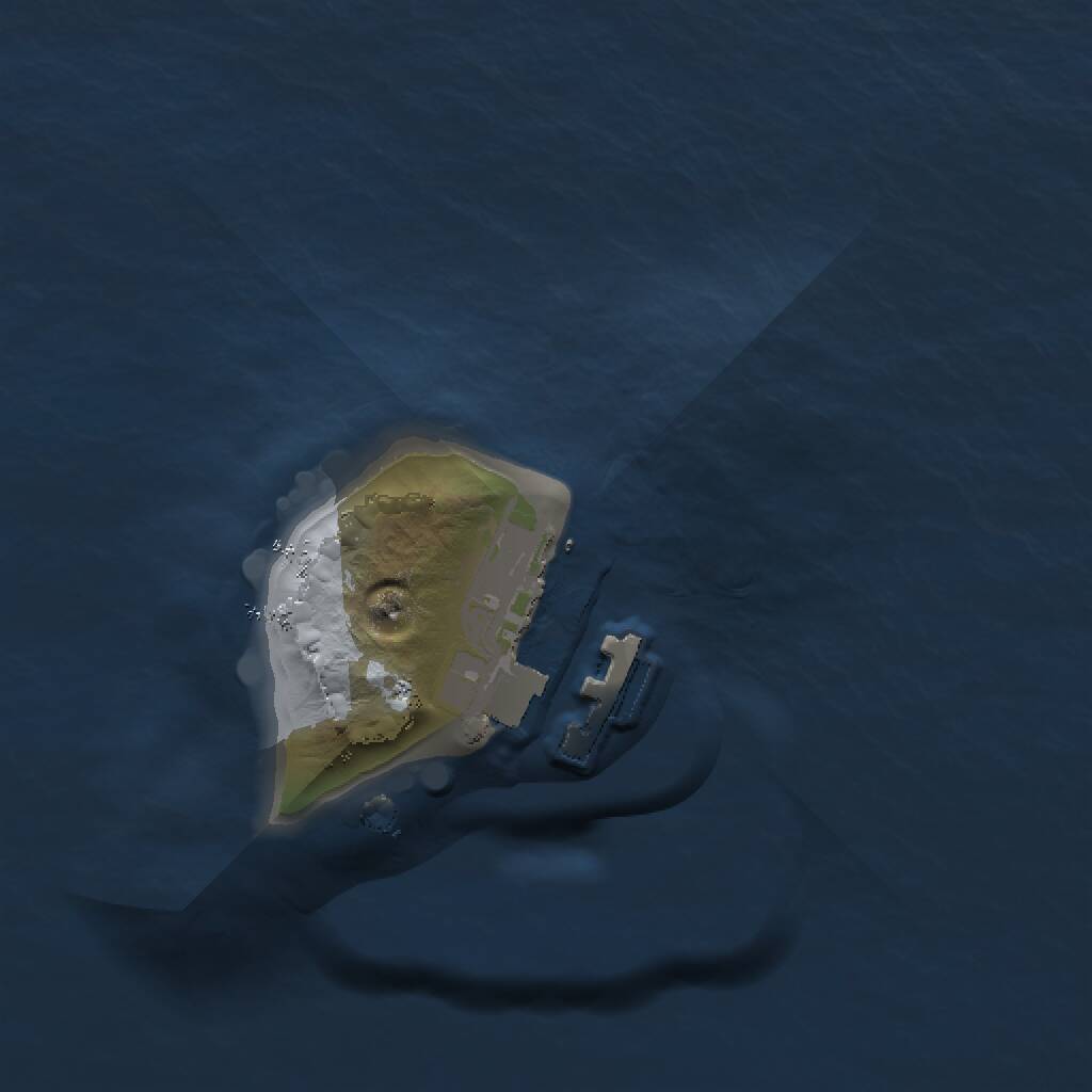 Rust Map: Procedural Map, Size: 1233, Seed: 4171964, 2 Monuments