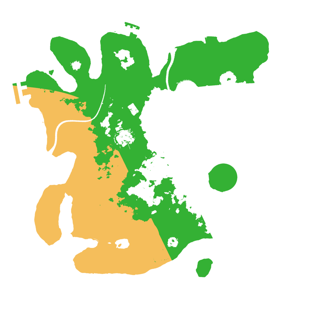 Biome Rust Map: Procedural Map, Size: 3000, Seed: 20827