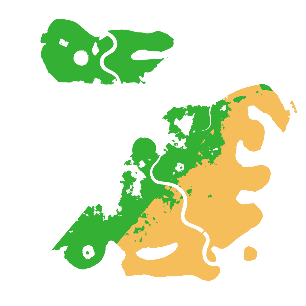 Biome Rust Map: Procedural Map, Size: 3600, Seed: 24061999