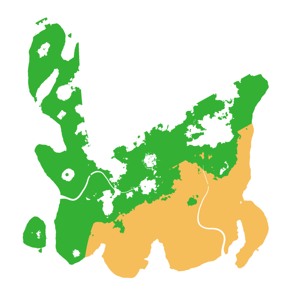 Biome Rust Map: Procedural Map, Size: 3600, Seed: 71974028