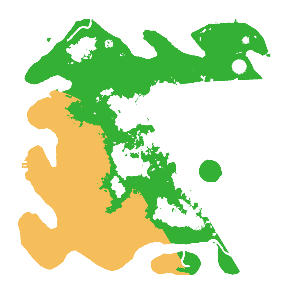 Biome Rust Map: Procedural Map, Size: 3600, Seed: 81440391