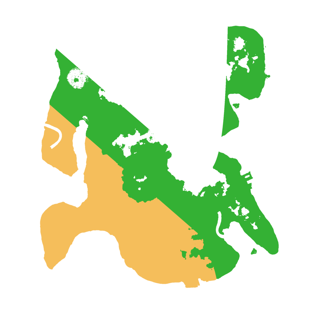 Biome Rust Map: Procedural Map, Size: 2500, Seed: 19339