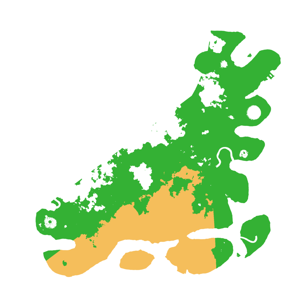 Biome Rust Map: Procedural Map, Size: 3700, Seed: 85454830