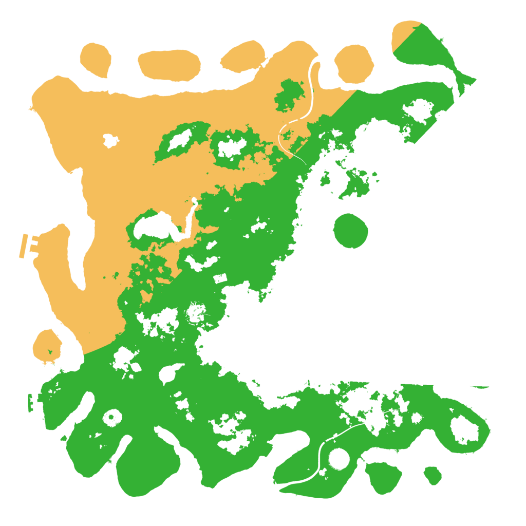 Biome Rust Map: Procedural Map, Size: 4400, Seed: 30112227