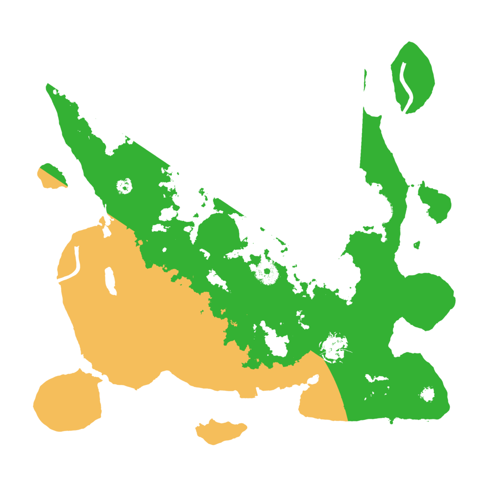 Biome Rust Map: Procedural Map, Size: 3250, Seed: 29872