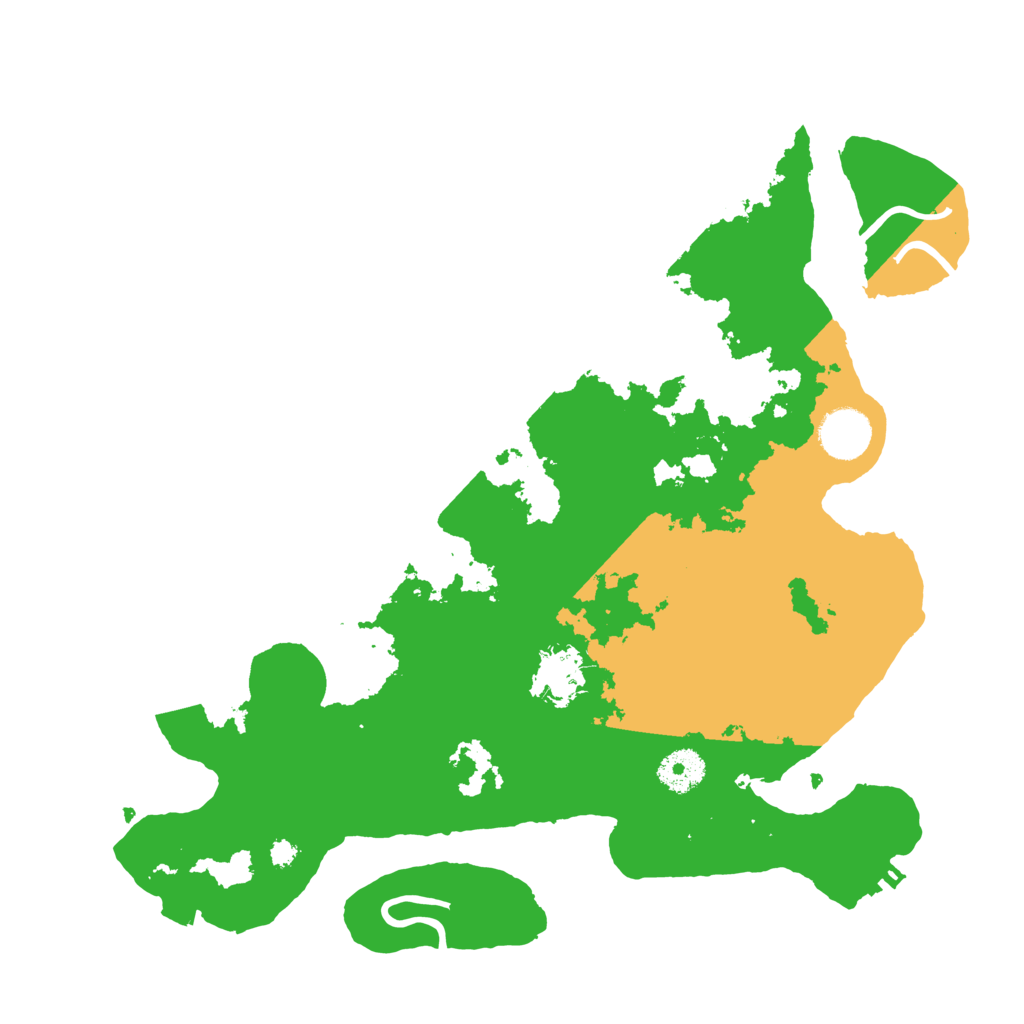 Biome Rust Map: Procedural Map, Size: 3500, Seed: 1512592981