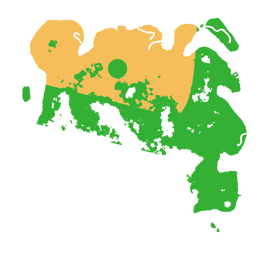 Biome Rust Map: Procedural Map, Size: 3700, Seed: 1400627573