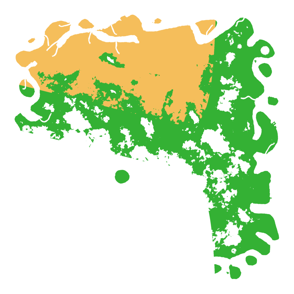 Biome Rust Map: Procedural Map, Size: 6000, Seed: 1400627573